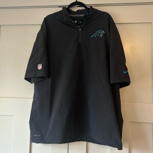 NFL Carolina Panthers Short Sleeve Quarterzip